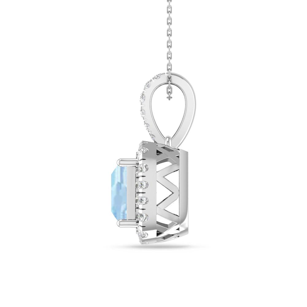 White Gold - Aquamarine