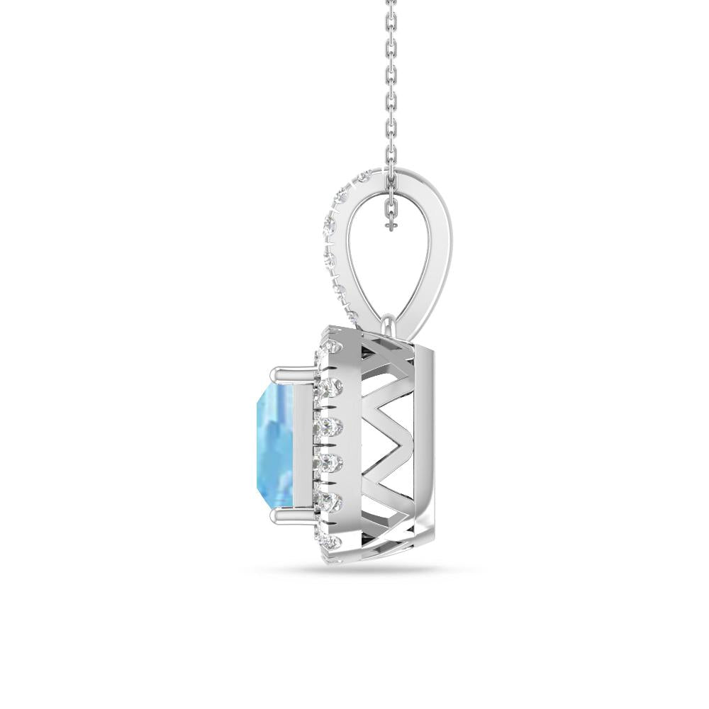 White Gold - Aquamarine