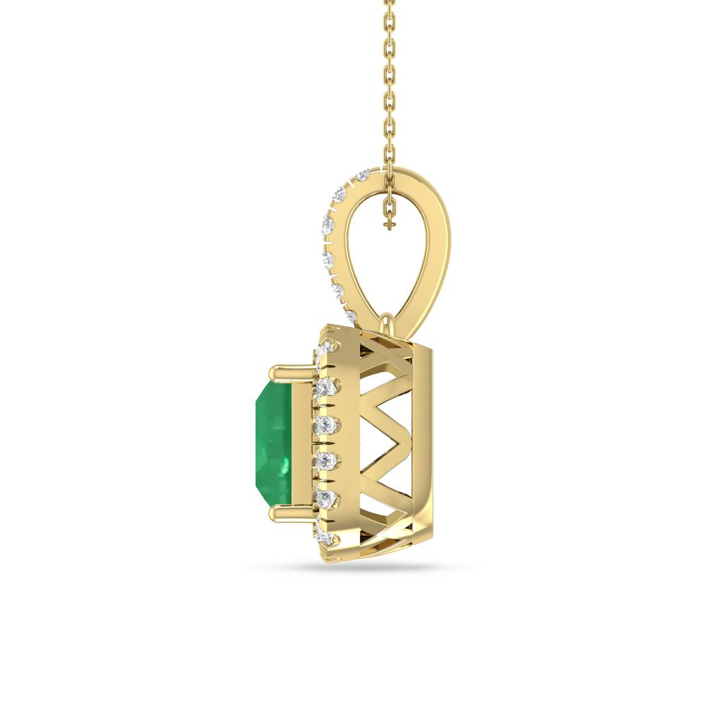 Yellow Gold - Emerald
