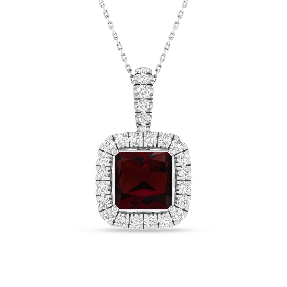 White Gold - Garnet