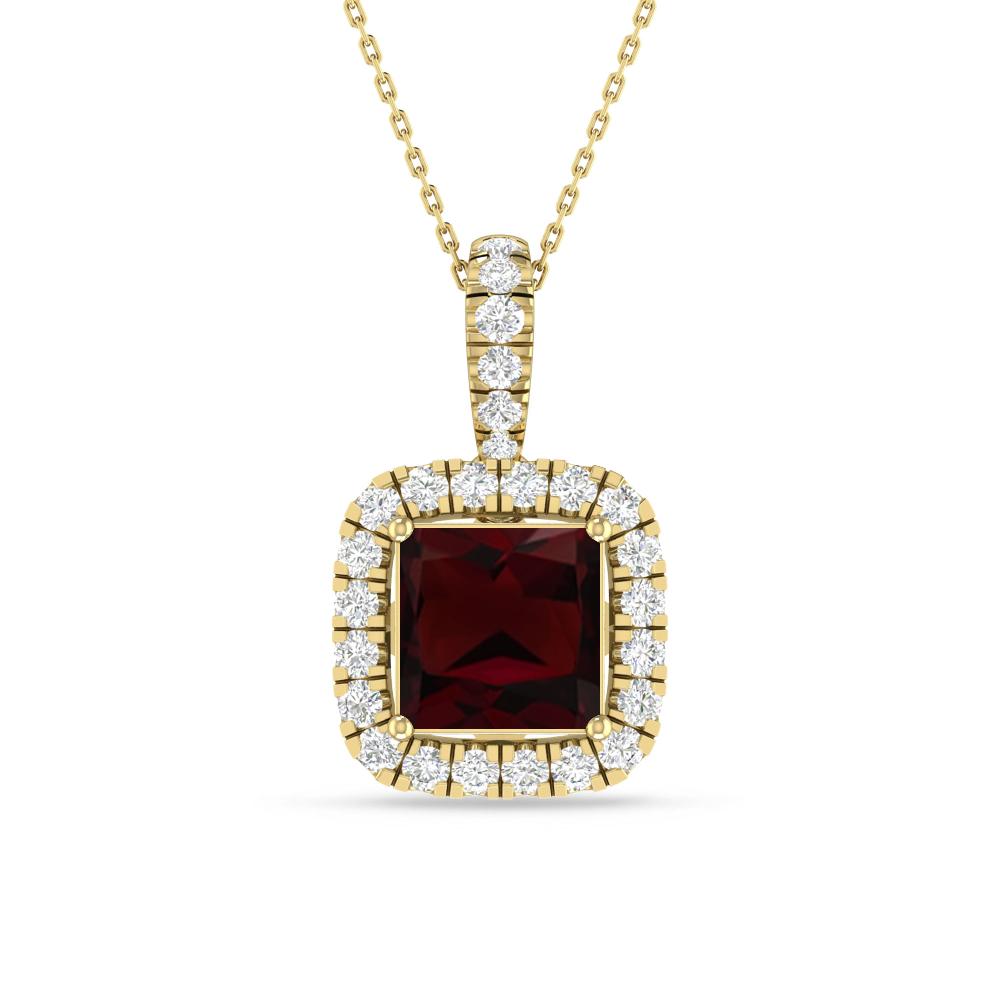 Yellow Gold - Garnet