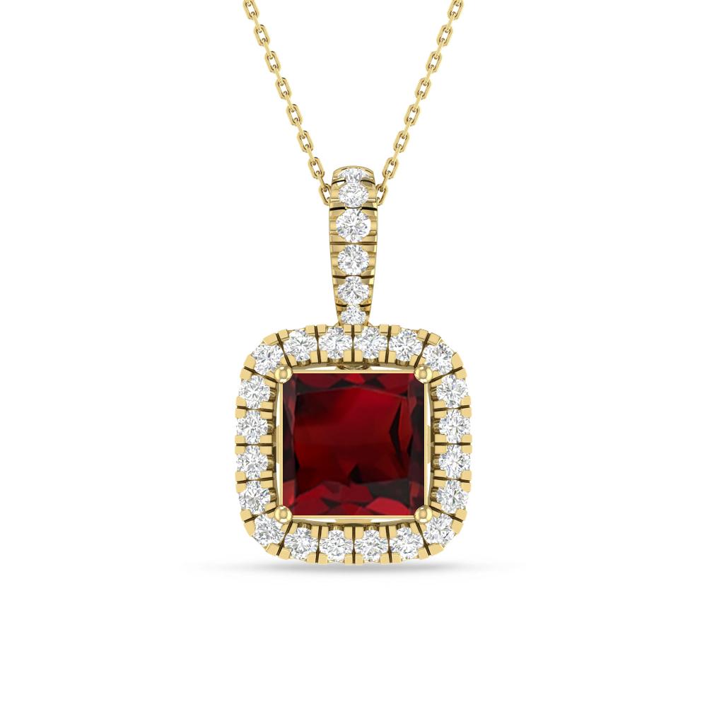 Yellow Gold - Garnet