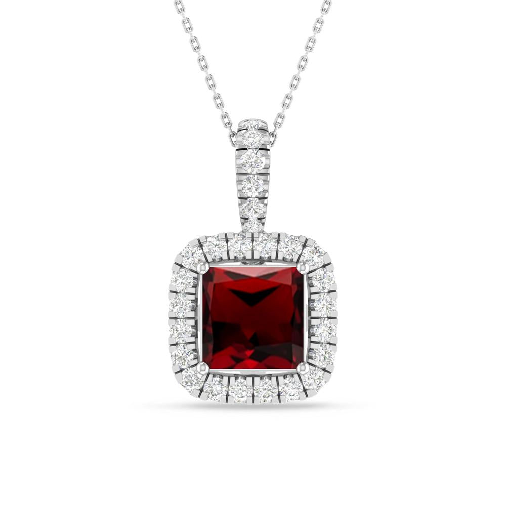 White Gold - Garnet