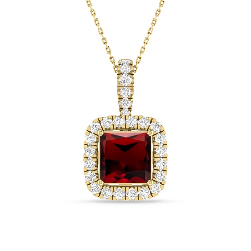 Yellow Gold - Garnet