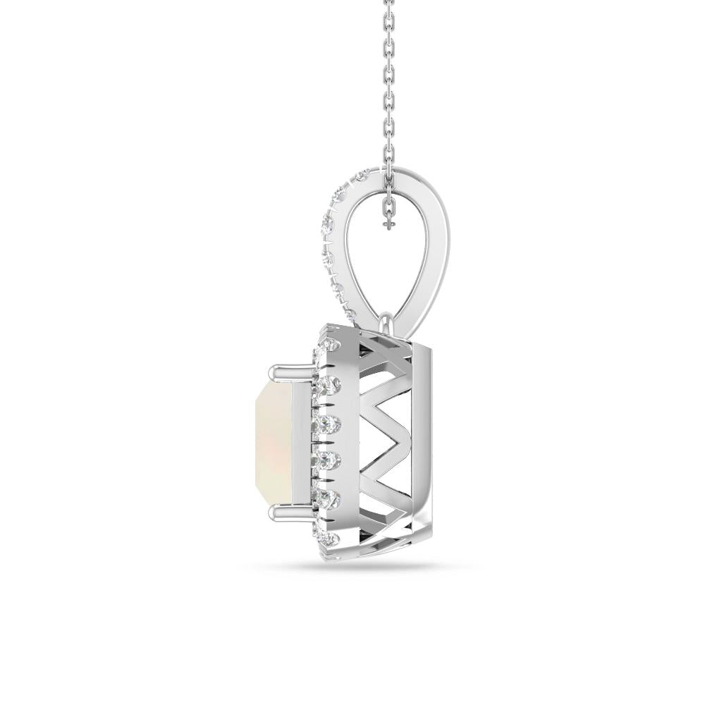 White Gold - Opal