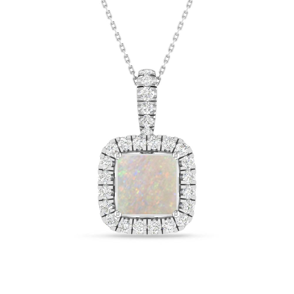 White Gold - Opal