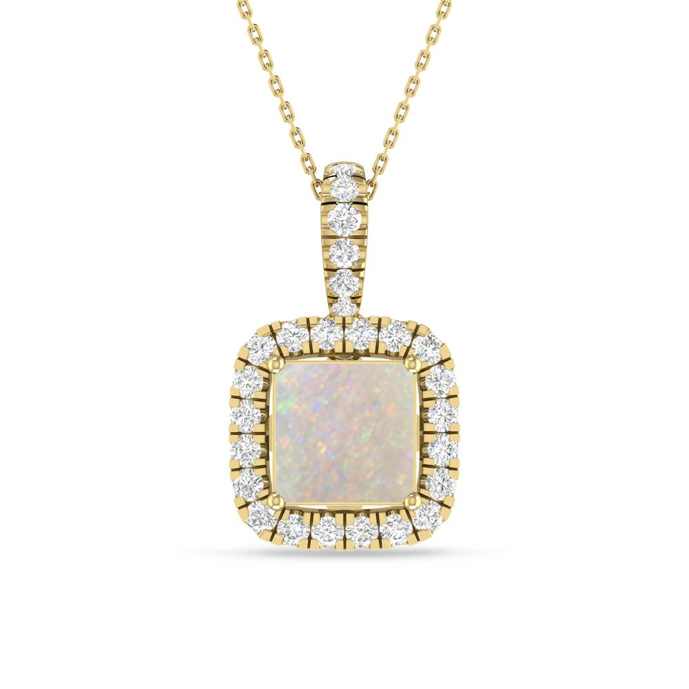 Yellow Gold - Opal