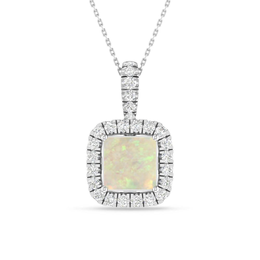 White Gold - Opal