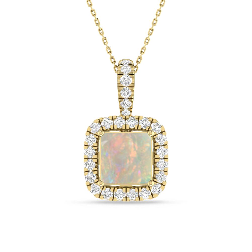 Yellow Gold - Opal