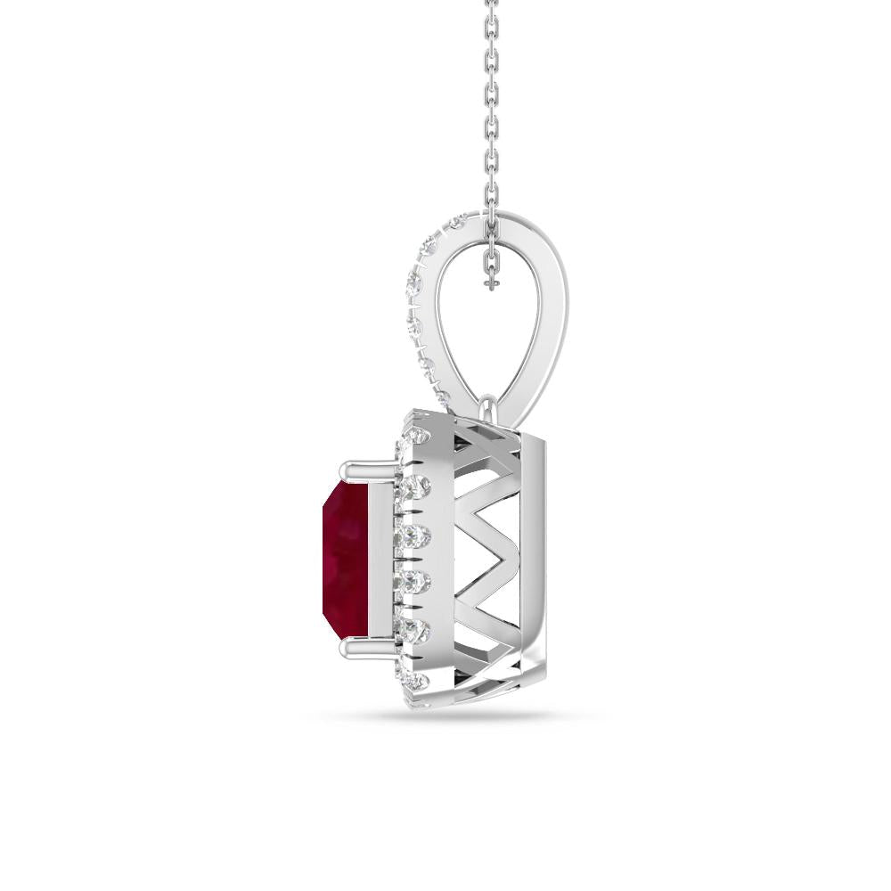 White Gold - Ruby