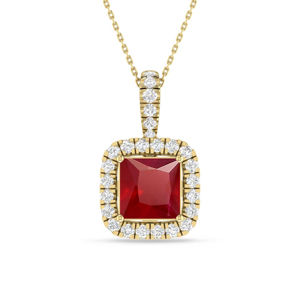 Yellow Gold - Ruby