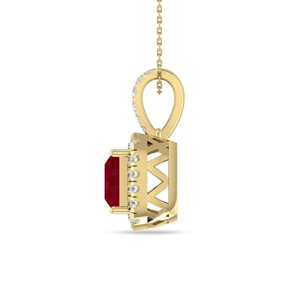 Yellow Gold - Ruby