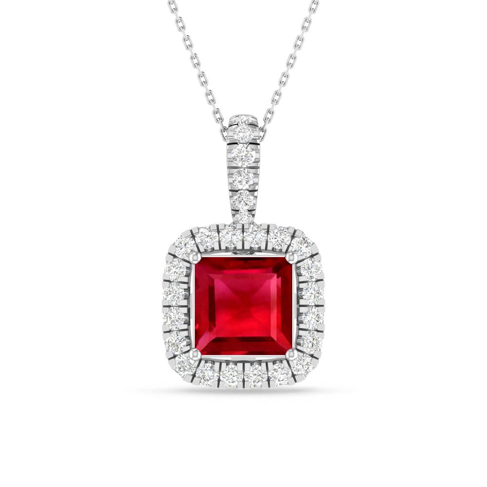 White Gold - Ruby
