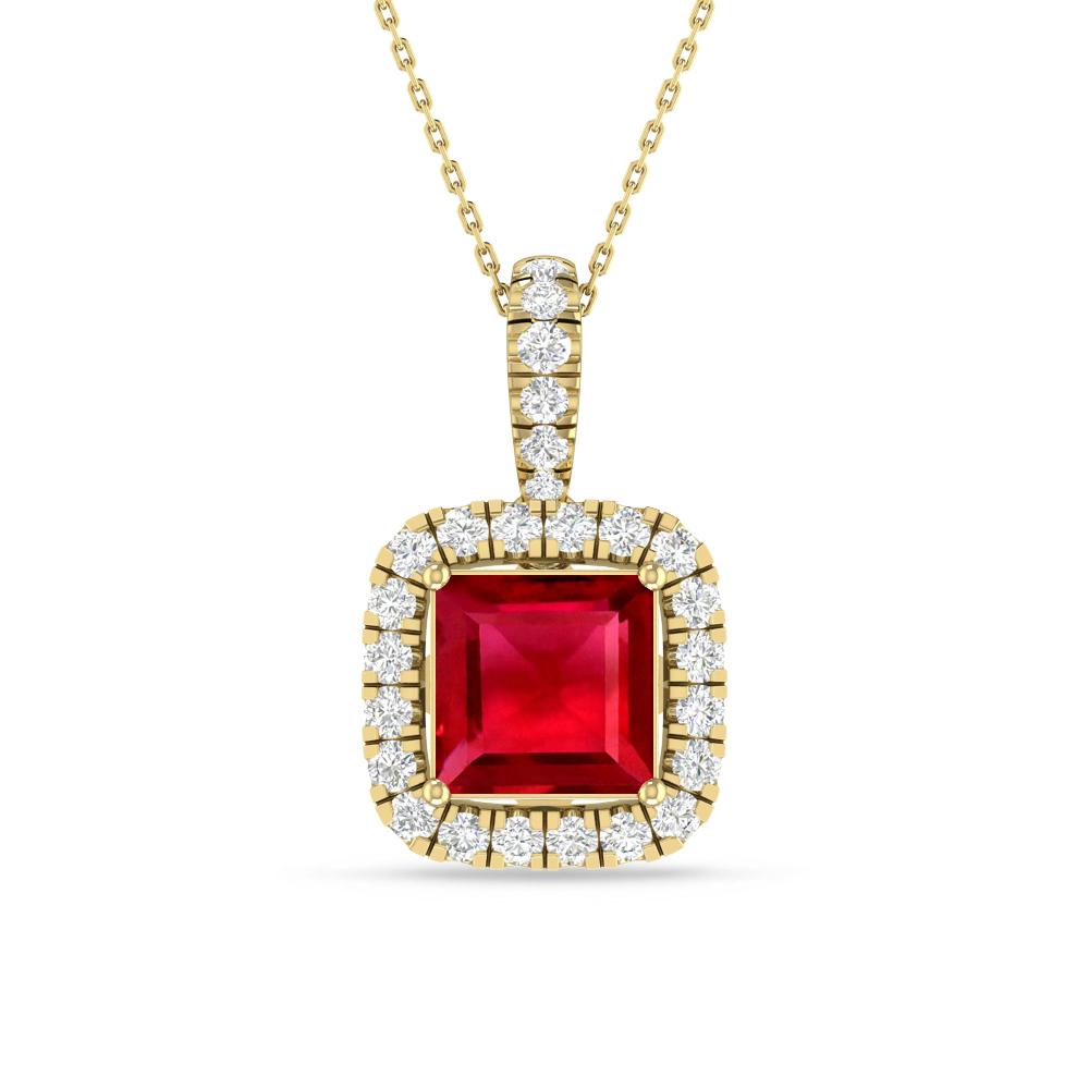 Yellow Gold - Ruby