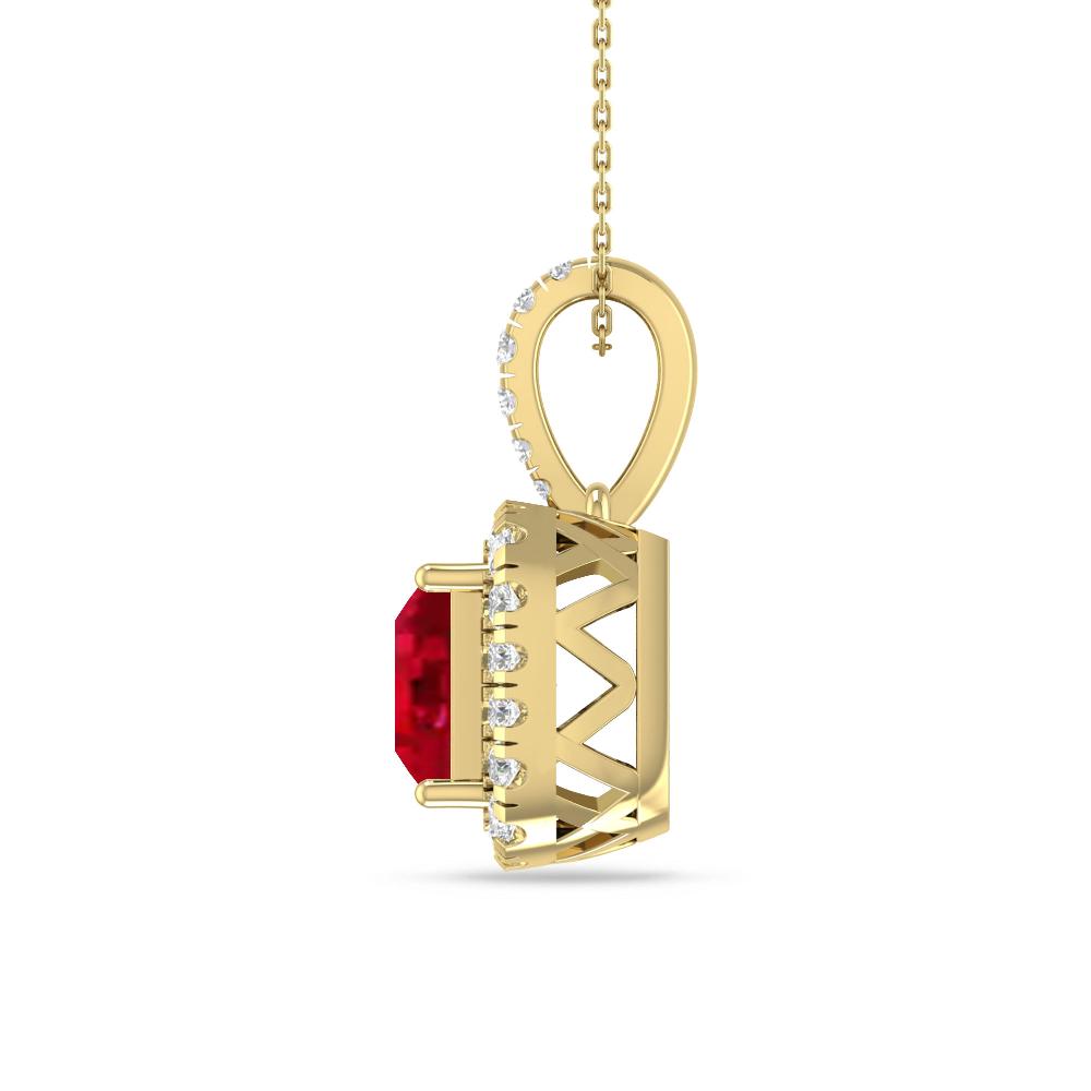 Yellow Gold - Ruby