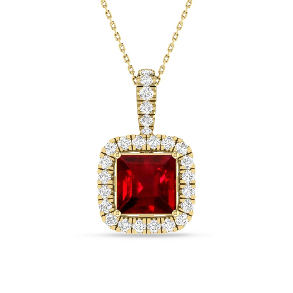 Yellow Gold - Ruby