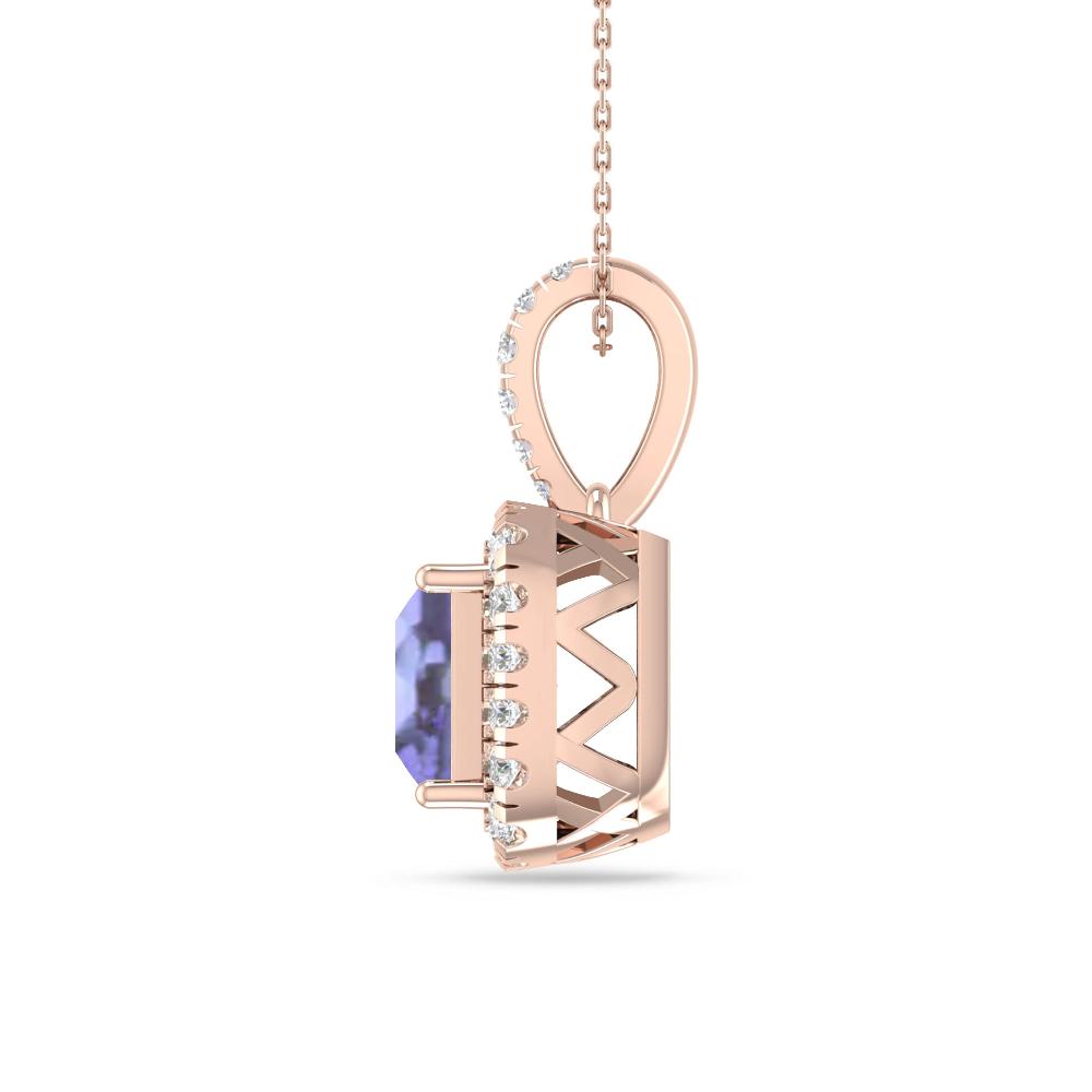 Rose Gold - Tanzanite