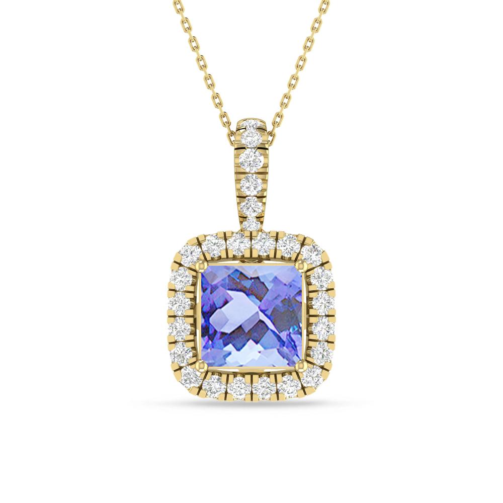 Yellow Gold - Tanzanite