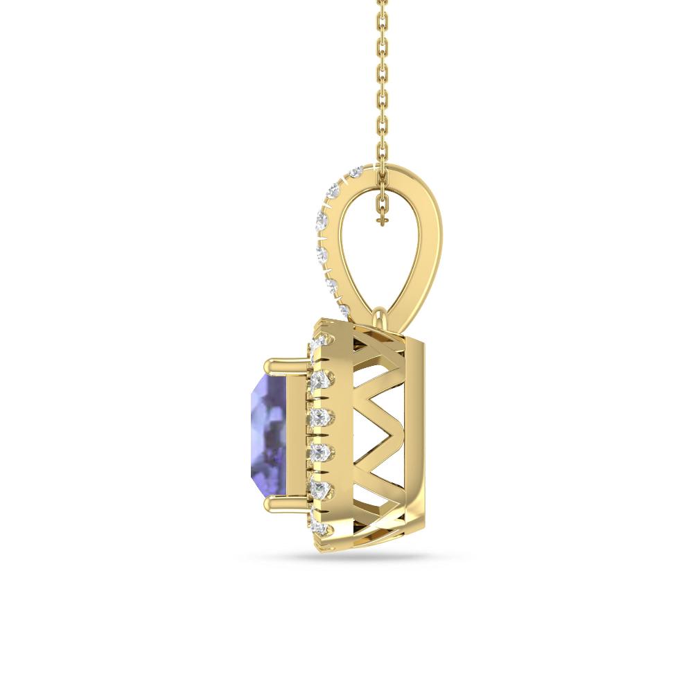 Yellow Gold - Tanzanite