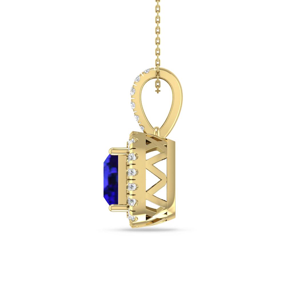 Yellow Gold - Tanzanite