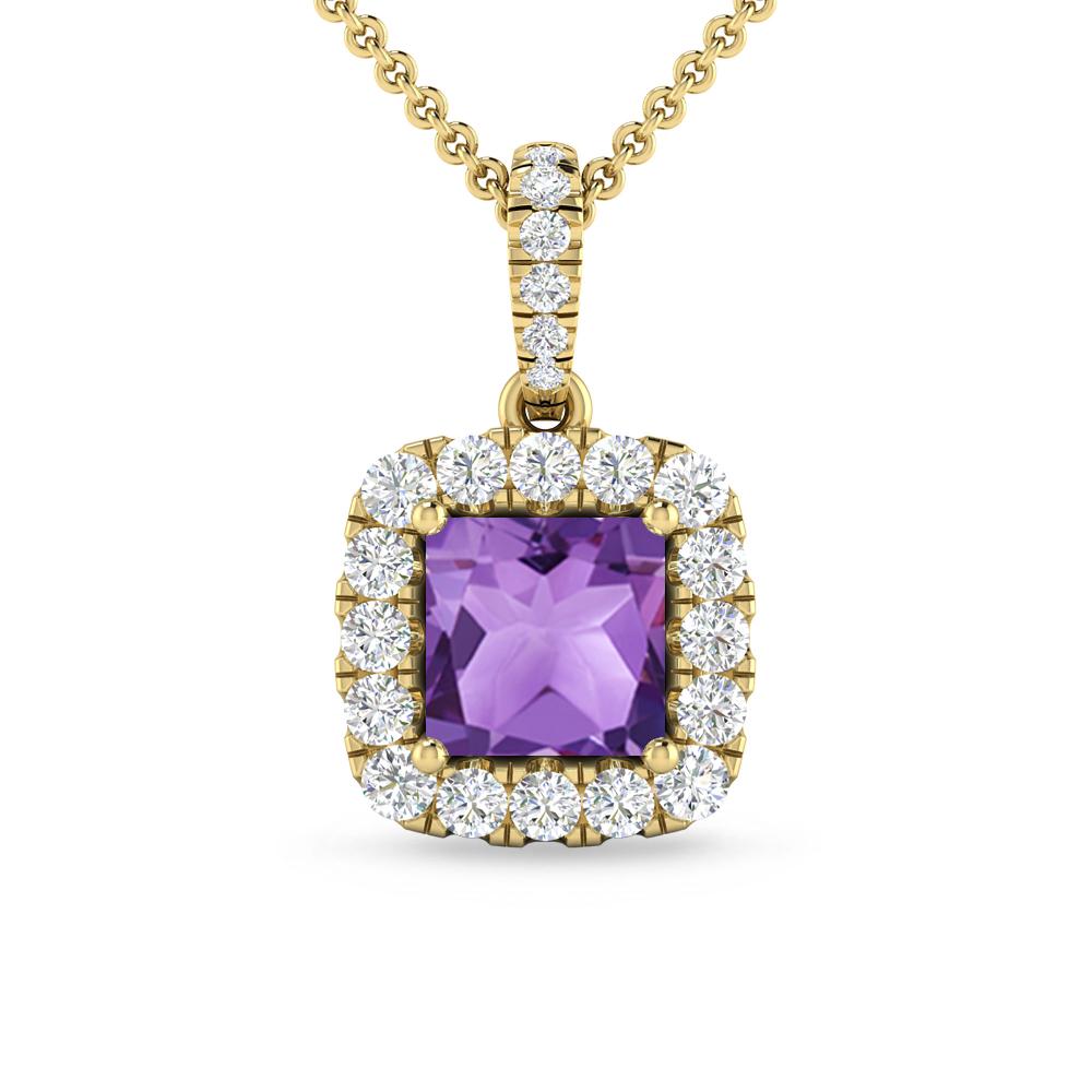 Yellow Gold - Amethyst