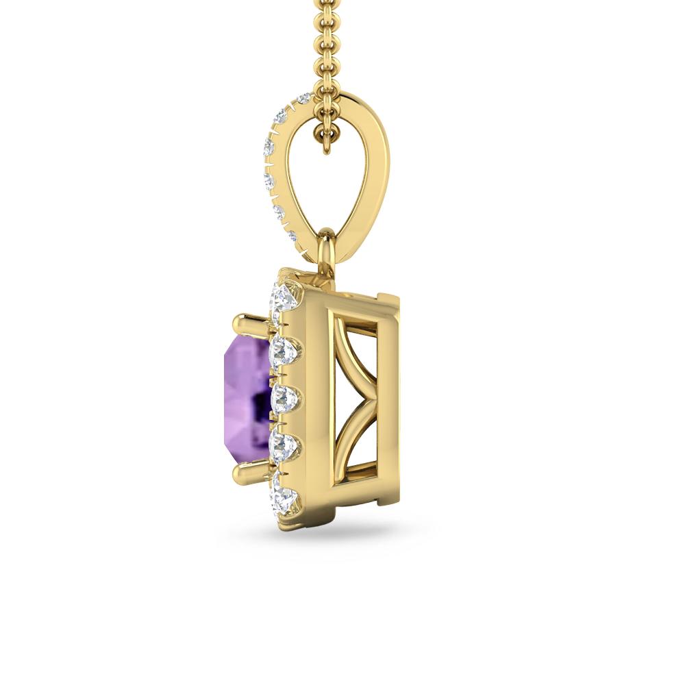 Yellow Gold - Amethyst