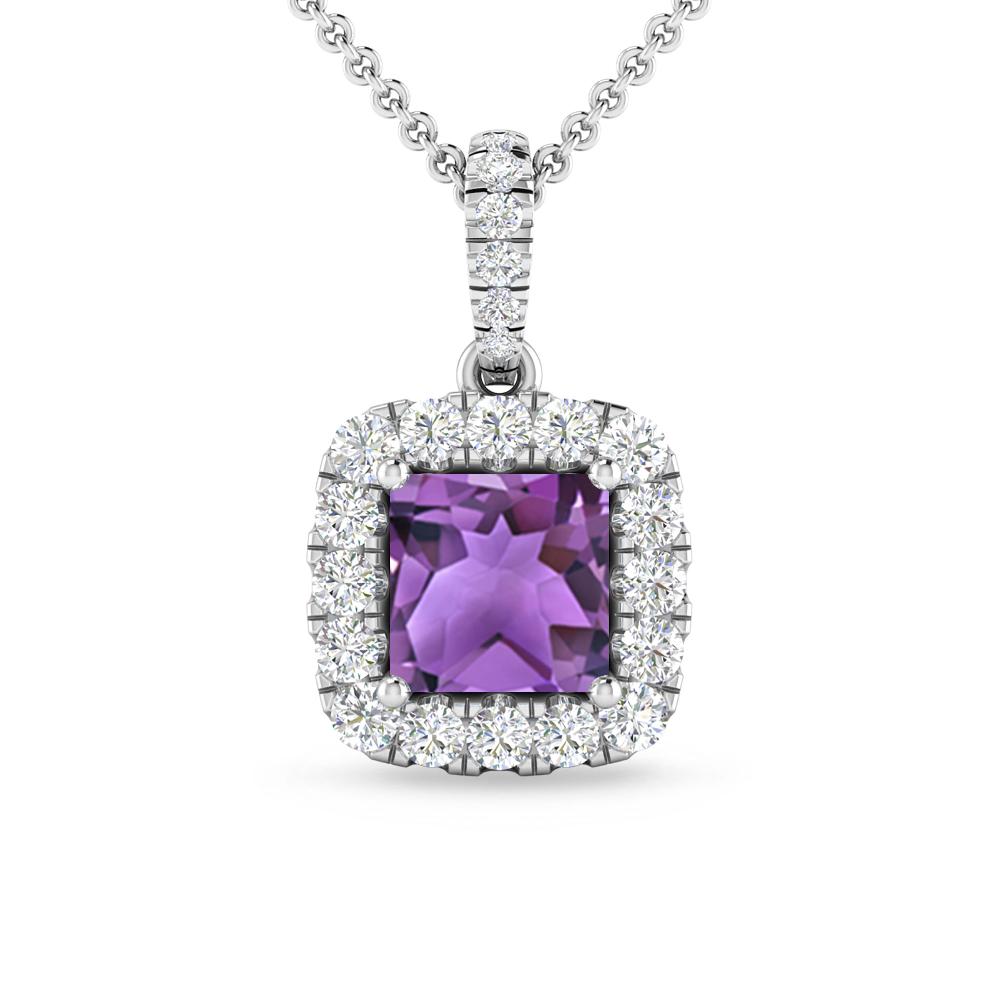 White Gold - Amethyst