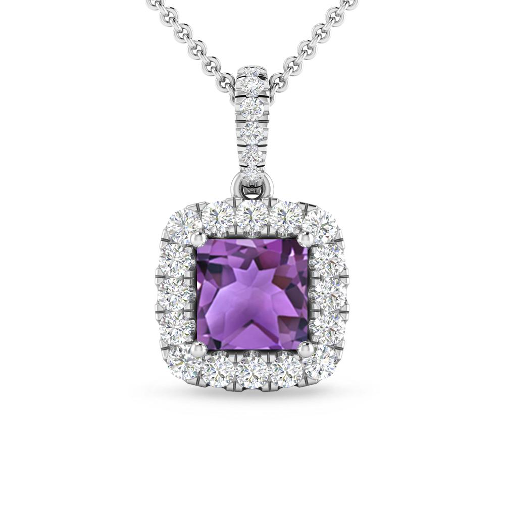 White Gold - Amethyst
