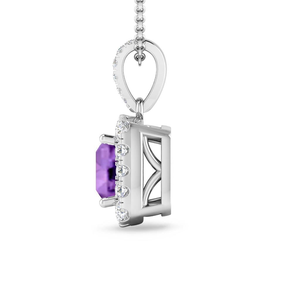 White Gold - Amethyst