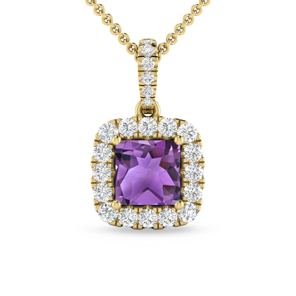 Yellow Gold - Amethyst