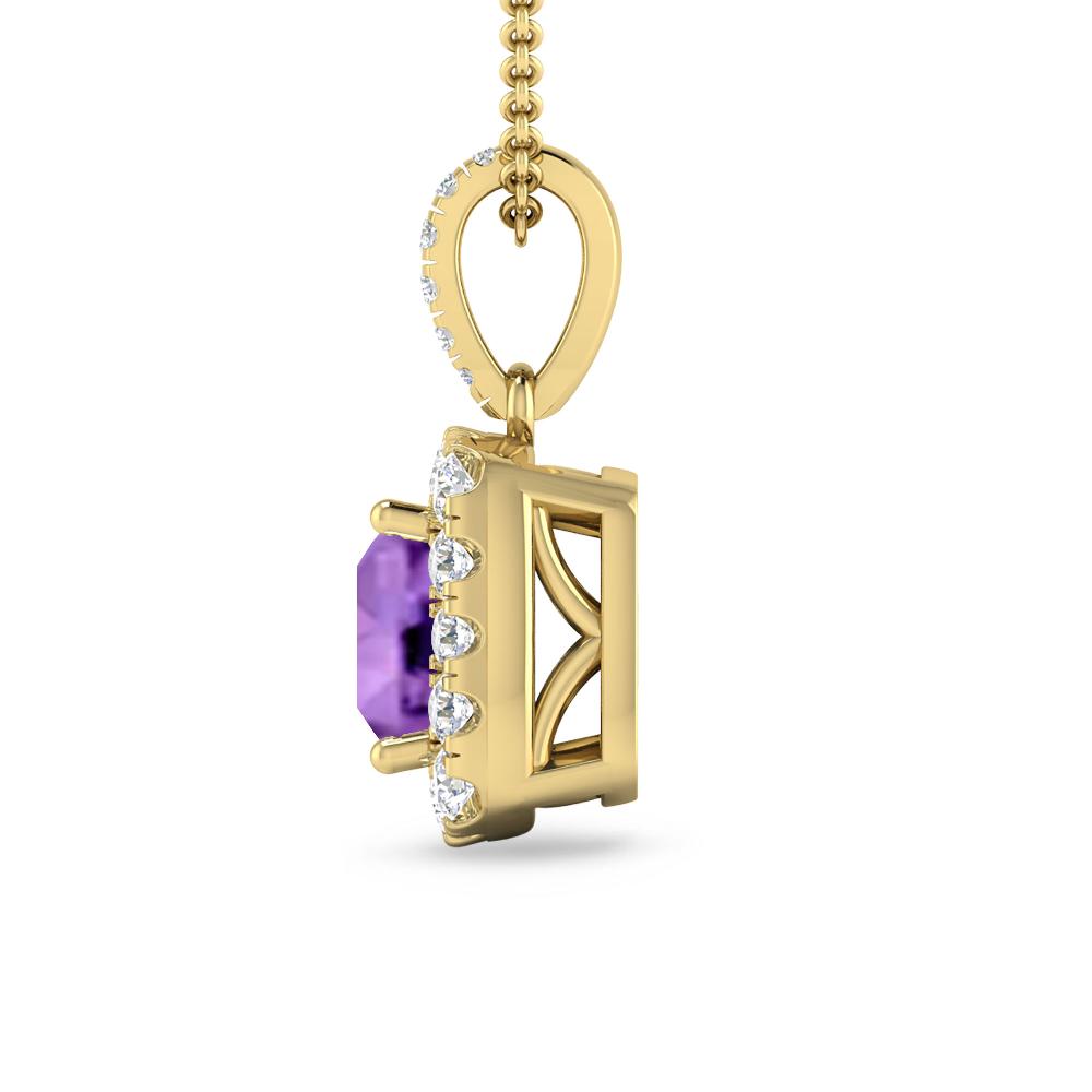 Yellow Gold - Amethyst