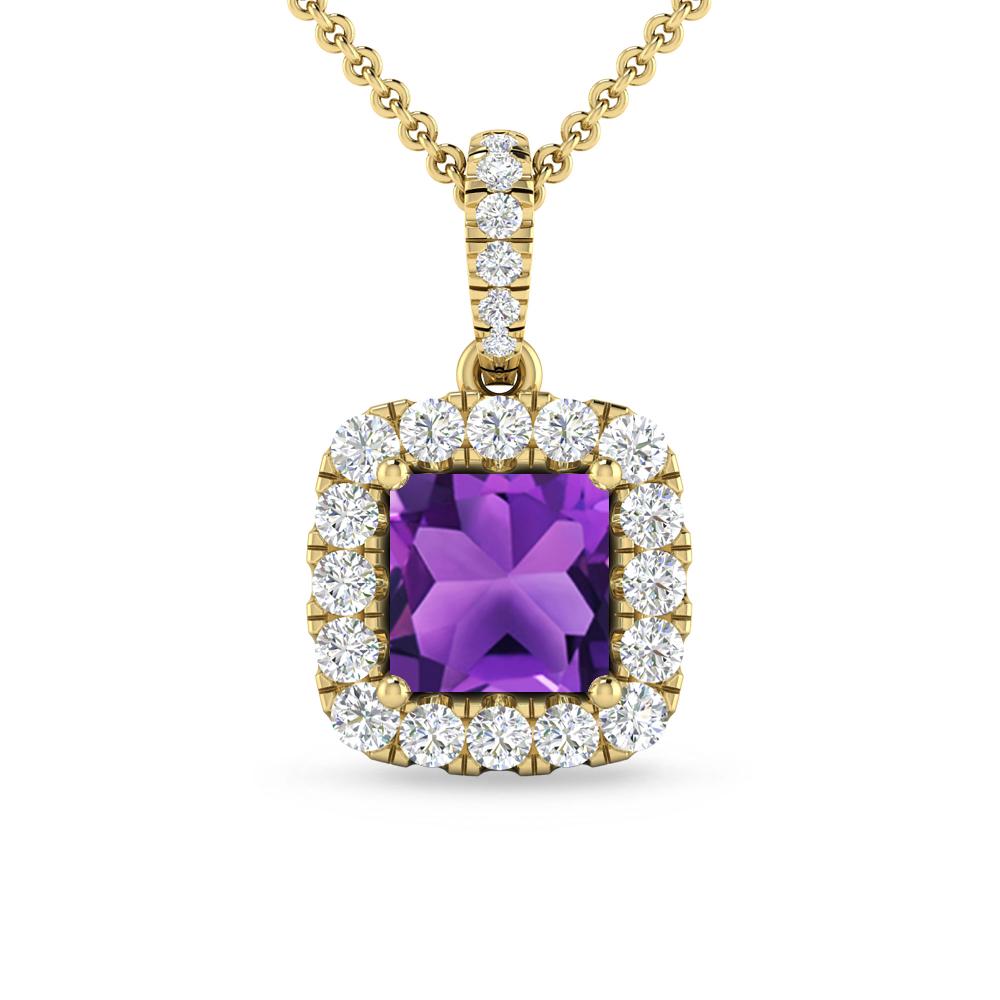 Yellow Gold - Amethyst