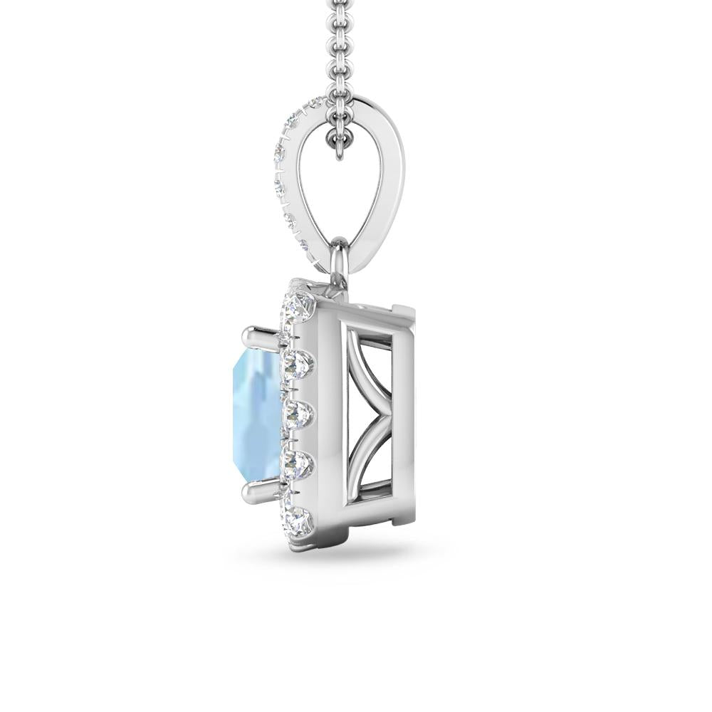 White Gold - Aquamarine