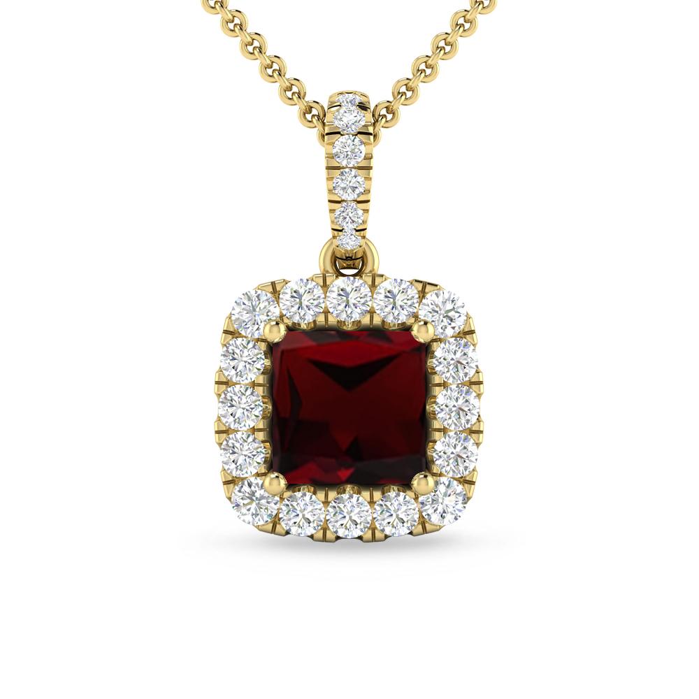 Yellow Gold - Garnet