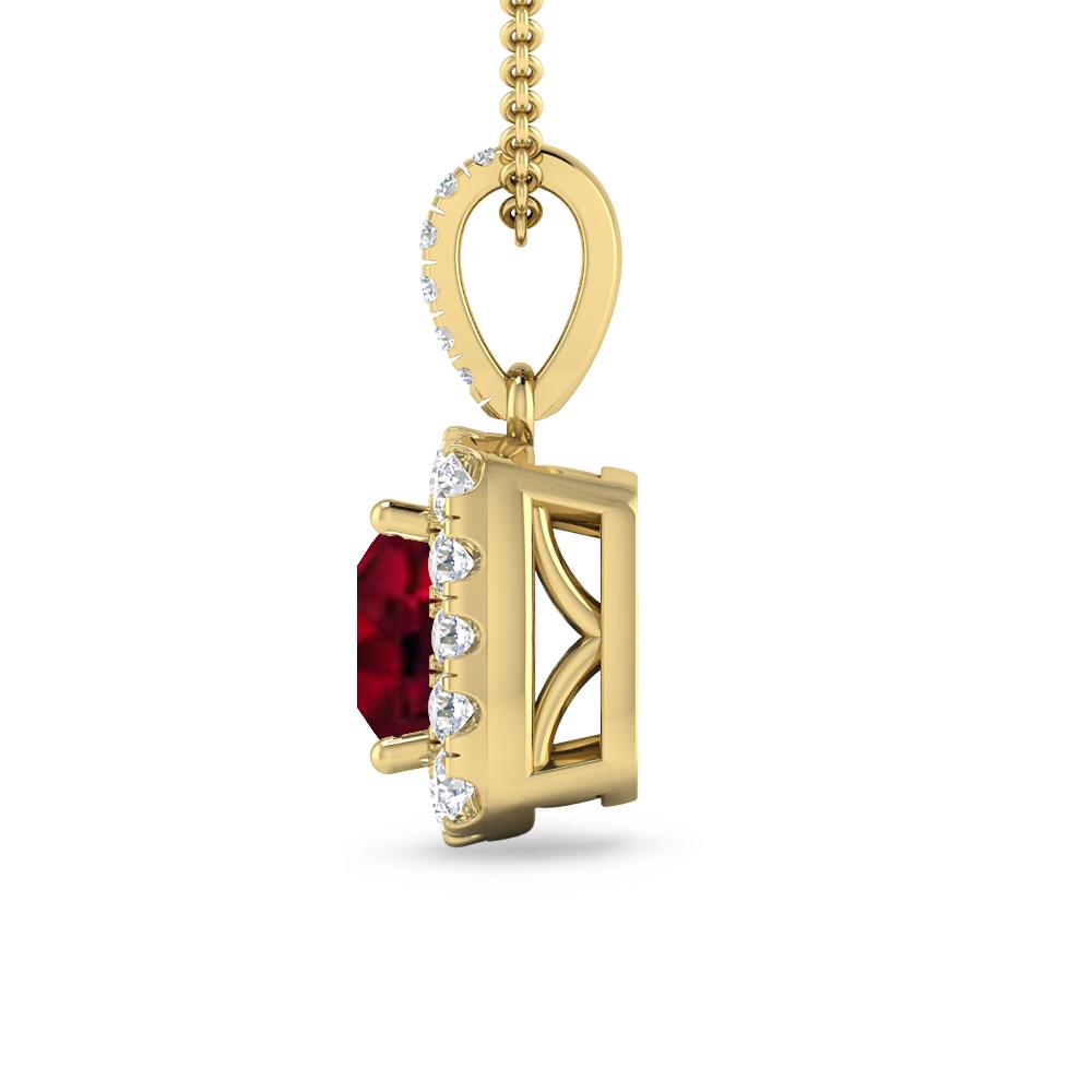 Yellow Gold - Garnet