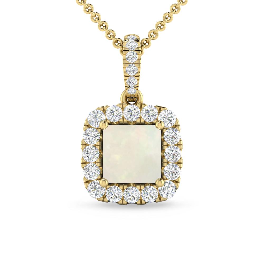 Yellow Gold - Opal
