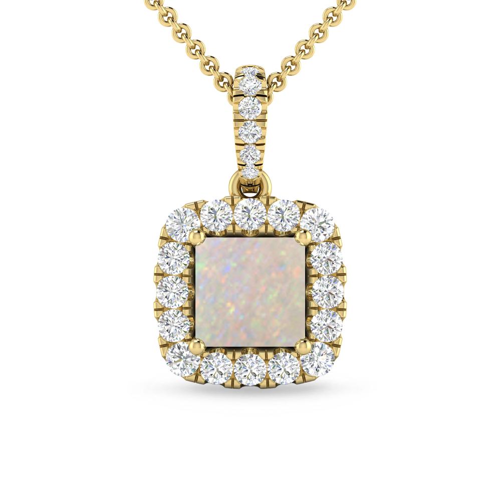 Yellow Gold - Opal