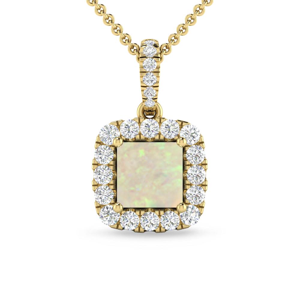 Yellow Gold - Opal