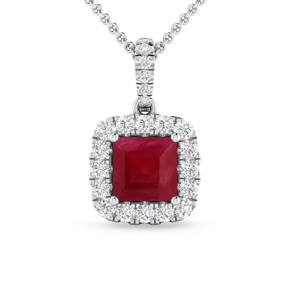 White Gold - Ruby