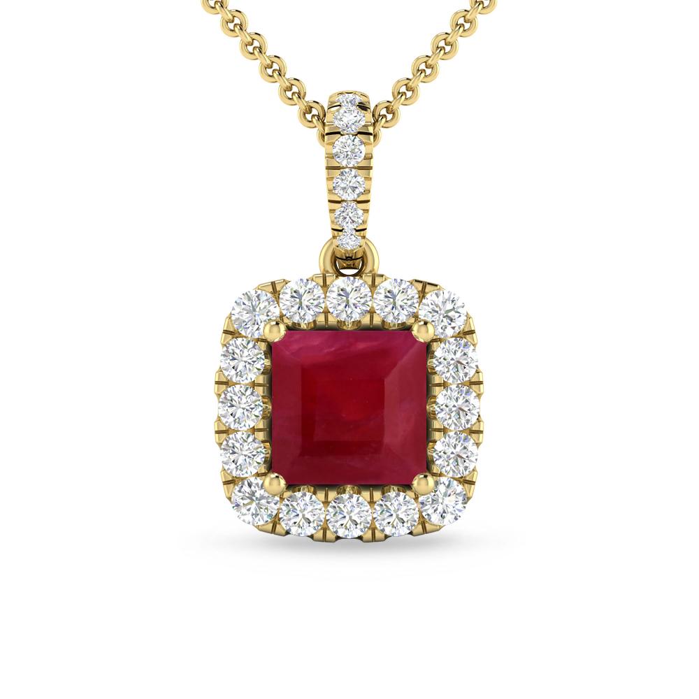 Yellow Gold - Ruby