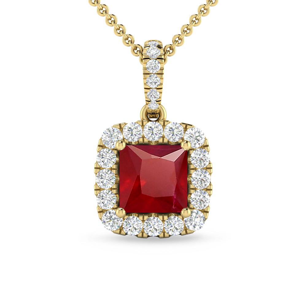 Yellow Gold - Ruby