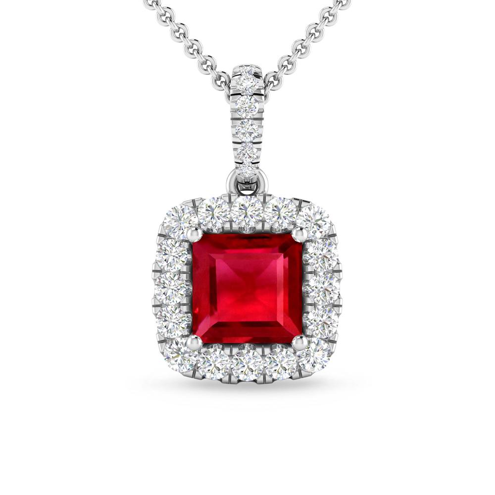 White Gold - Ruby