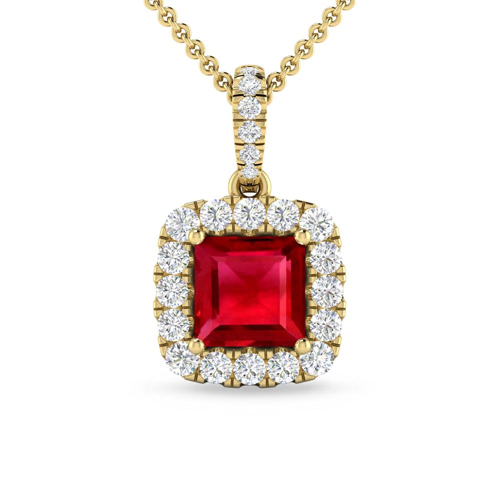 Yellow Gold - Ruby