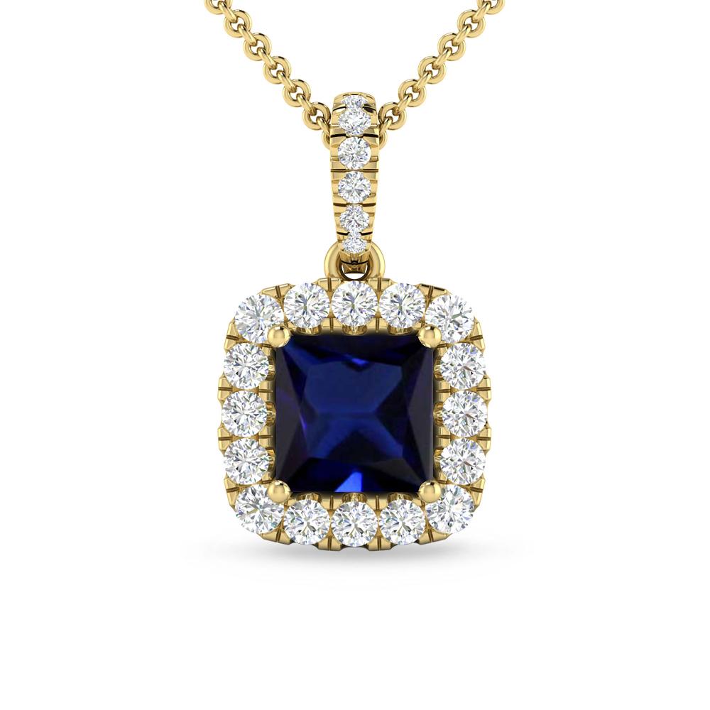 Yellow Gold - Sapphire