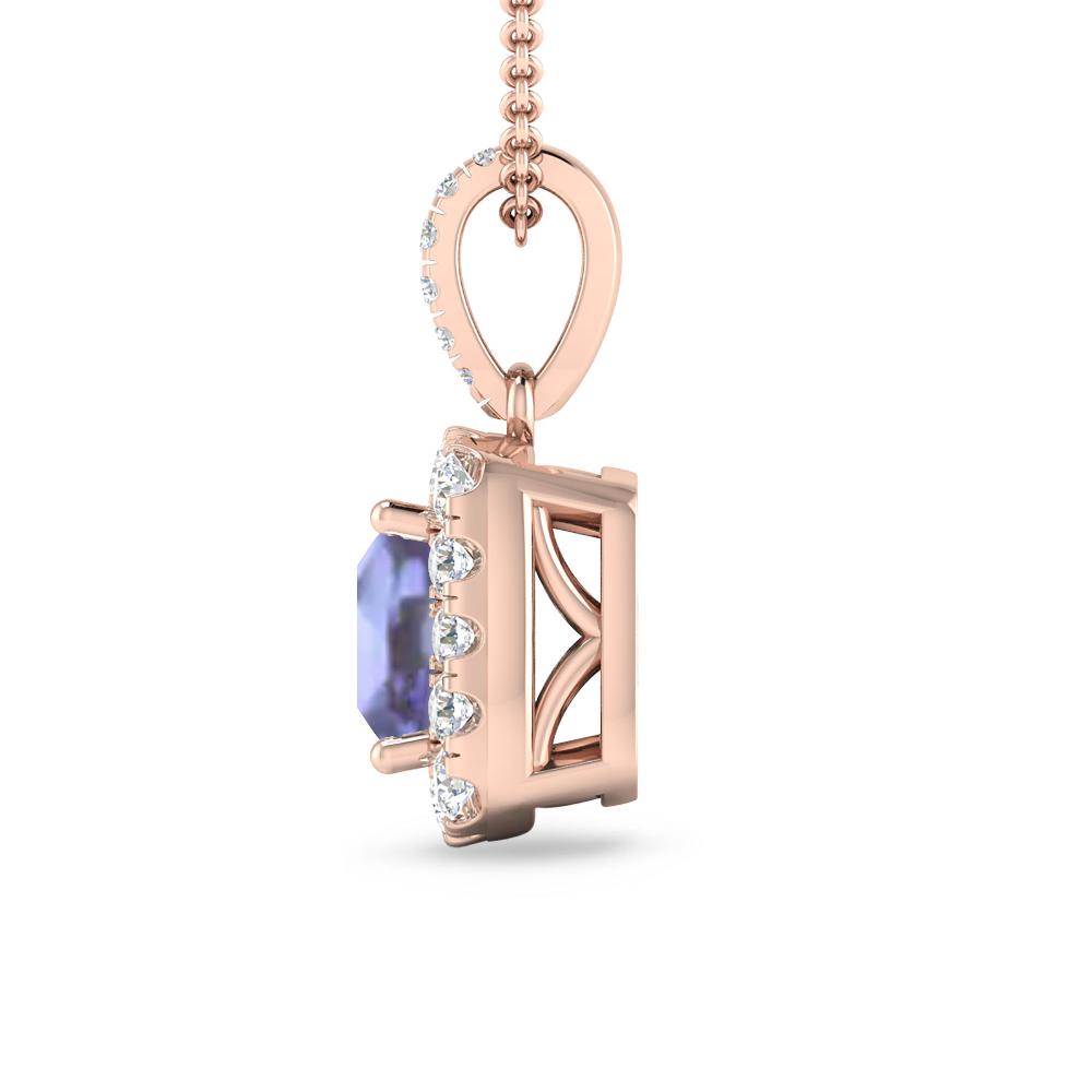 Rose Gold - Tanzanite