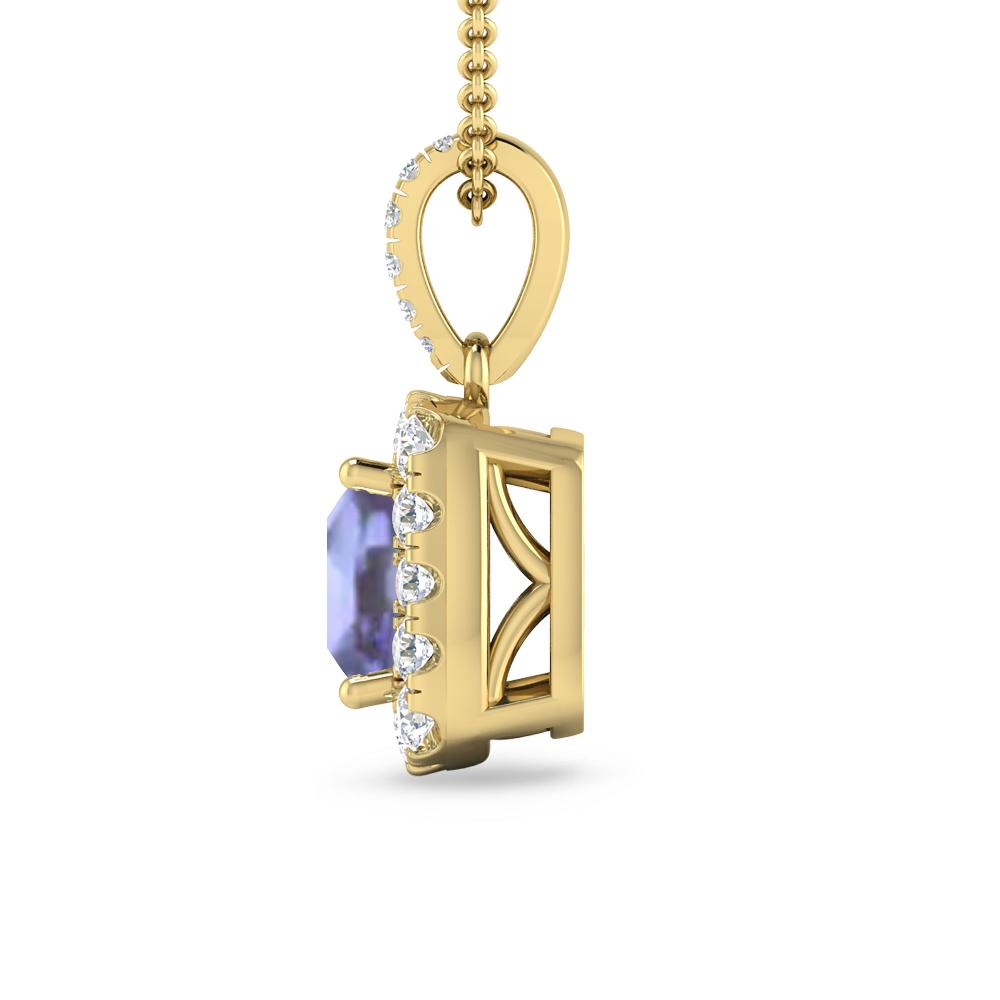 Yellow Gold - Tanzanite