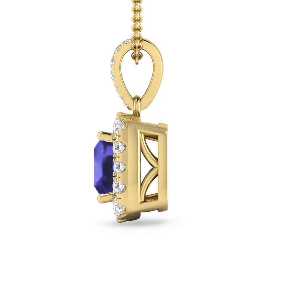 Yellow Gold - Tanzanite