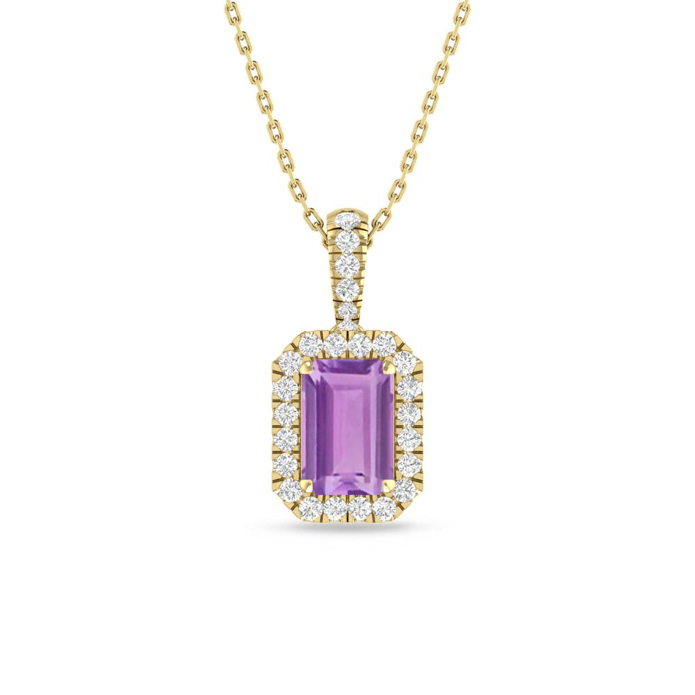 Yellow Gold - Amethyst