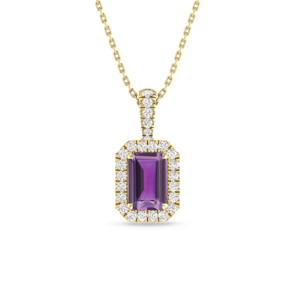 Yellow Gold - Amethyst