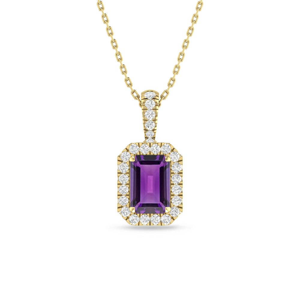 Yellow Gold - Amethyst